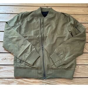 NWT Jack & Jones Evian Nylon Jacket Size Medium Men’s Olive Full Zip